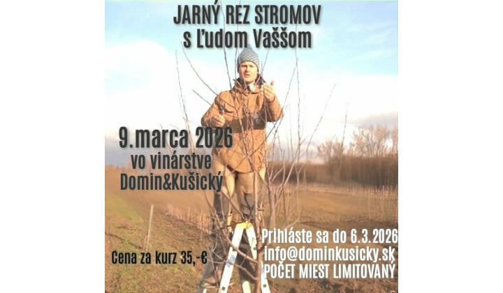 Jarný rez stromov s Ľudom Vaššom