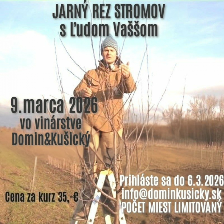 Jarný rez stromov s Ľudom Vaššom