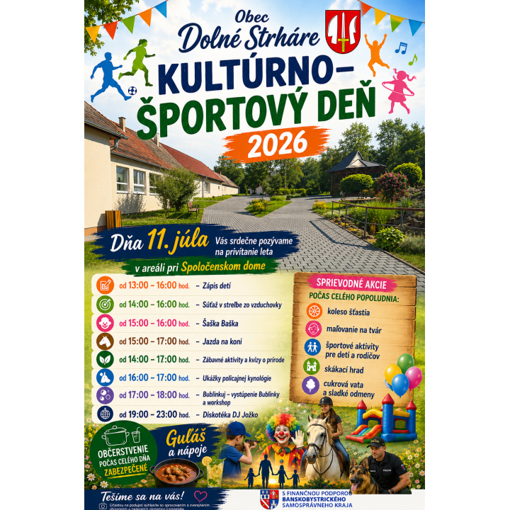 Pozvánka - Kultúrno -športový deň 